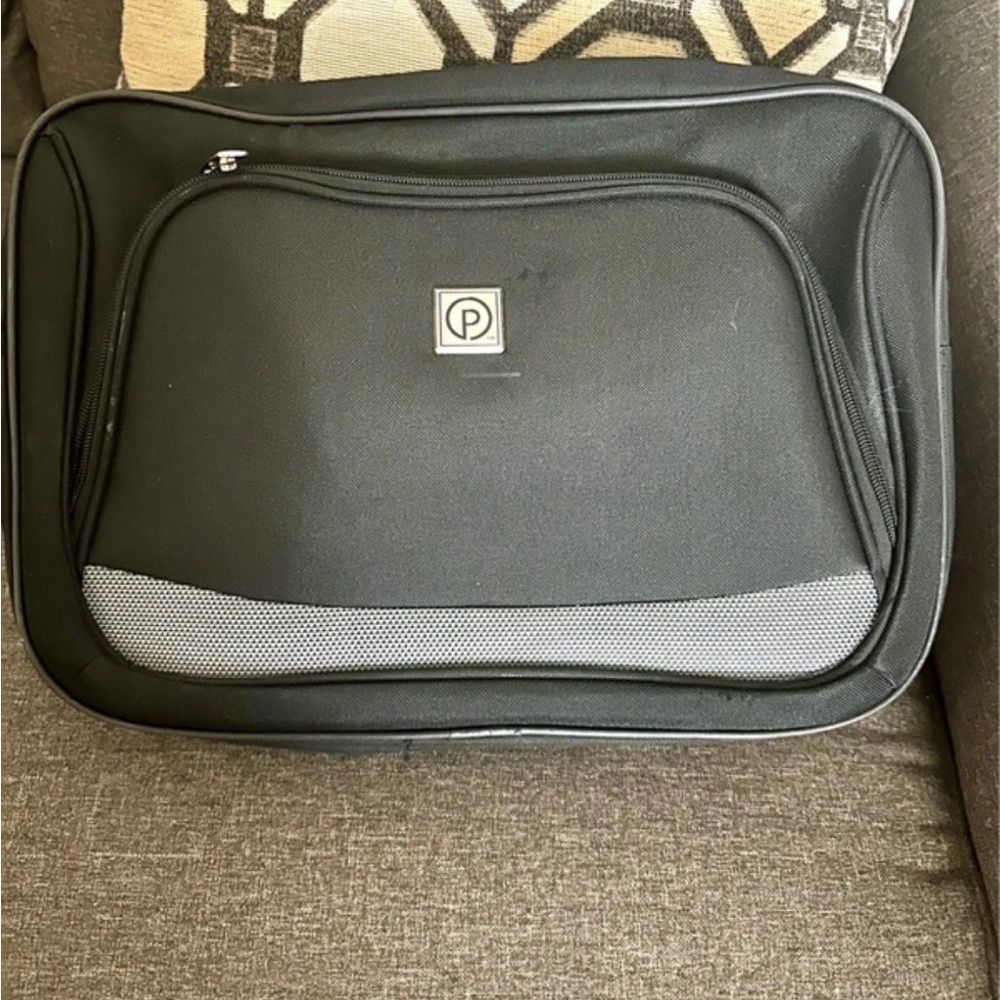 Black and Gray Laptop Bag